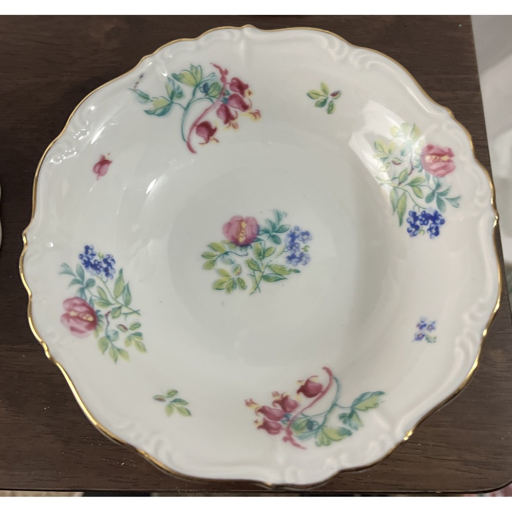 Set Of 6 Edelstein Maria Theresia Florabell Fruit/Desert Bowls Barvaria 5 In #2 - Picture 12 of 14